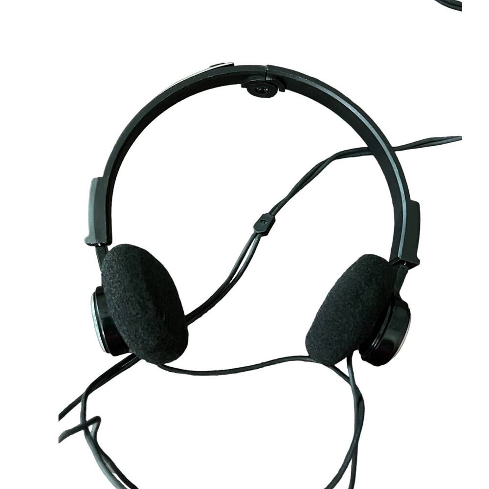 VTG CB Labs Wired Headphones 3.5mm On Ear Retro Tech Y2K Cybercore 90s 00s - Picture 4 of 7